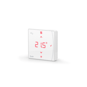 Danfoss Icon2 wireless room temperature/humidity thermostat with display 088U2121 - Image 2
