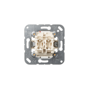 2 kl. mygtukų mechanizmas JUNG 535U (baltas, 10A/250V)