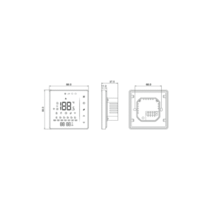 WiFi termostatas BHT006GB baltas