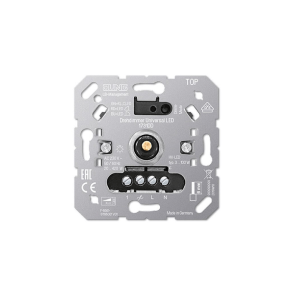 Dimerio mechanizmas kaitrinei lemputei JUNG 1731DD (420W)