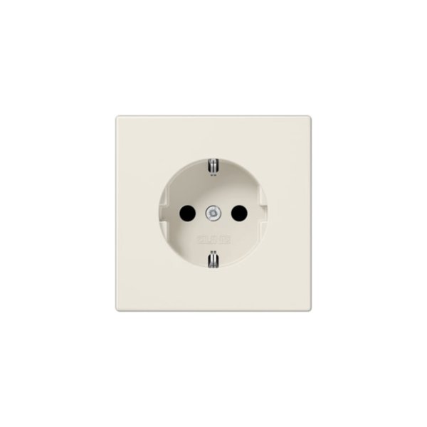 Kištukinis lizdas su įžeminimu JUNG LS1520 (dramblio kaulo spalvos, 16A/250V)