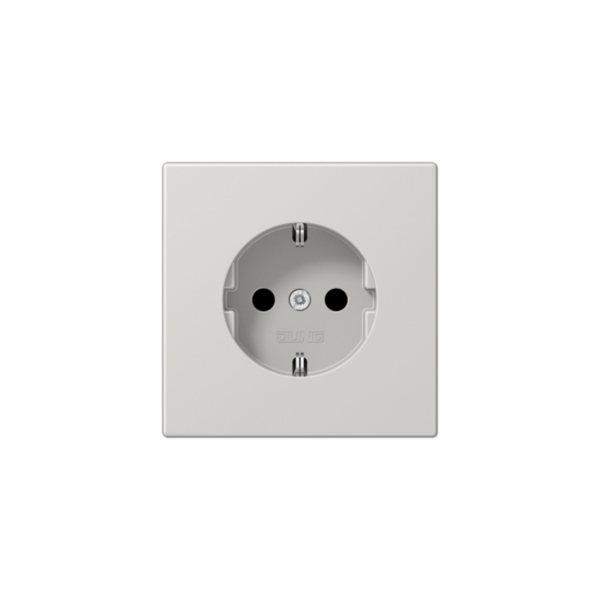 Kištukinis lizdas su įžeminimu JUNG LS1520LG (pilkas, 16A/250V)