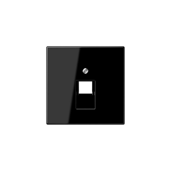 Kompiuterinio lizdo apdaila JUNG LS969-1UASW (juoda, 1xRJ45)