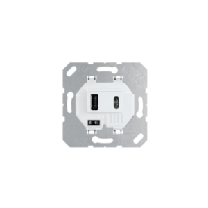 USB įkroviklis JUNG USB15CAWW (USB A, USB C) 3A