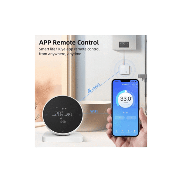 Avatto WT498 išmanusis Wi-Fi + RF termostatas