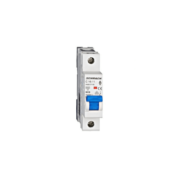 Automatinis jungiklis Schrack AM617116 (C16, 1P, 230V, 6kA) Automatinis jungiklis Schrack AM617116 (C16, 1P, 230V, 6kA)