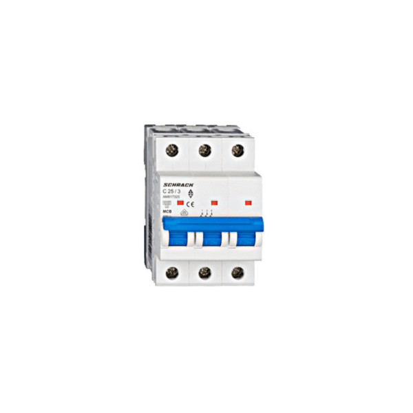 Automatinis jungiklis Schrack AM617325 (C25, 3P, 230V, 6kA) Automatinis jungiklis Schrack AM617325 (C25, 3P, 230V, 6kA)