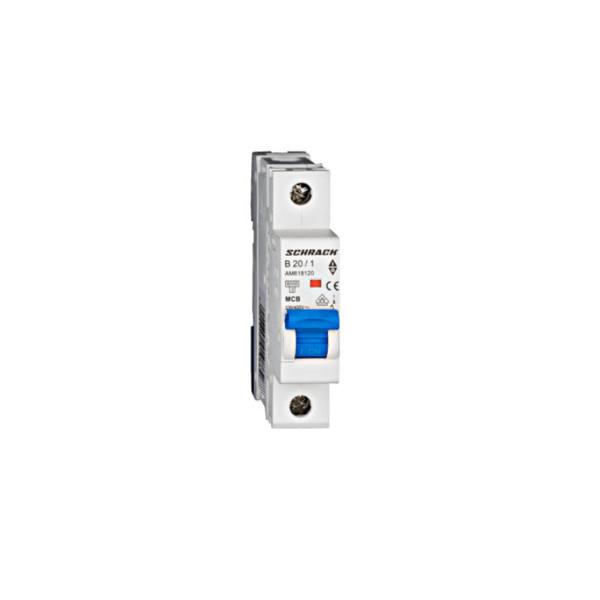 Automatinis jungiklis Schrack AM618120 (B20, 1P, 230V, 6kA) Automatinis jungiklis Schrack AM618120 (B20, 1P, 230V, 6kA)