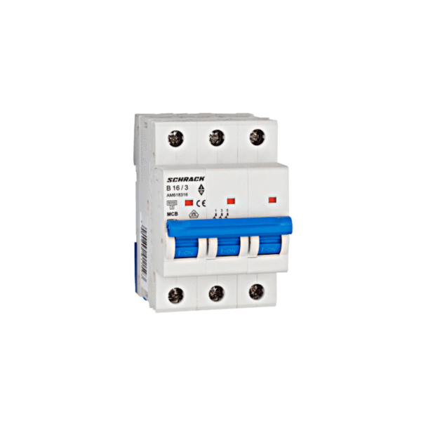 Automatinis jungiklis Schrack AM618316 (B16, 3P, 230V, 6kA)